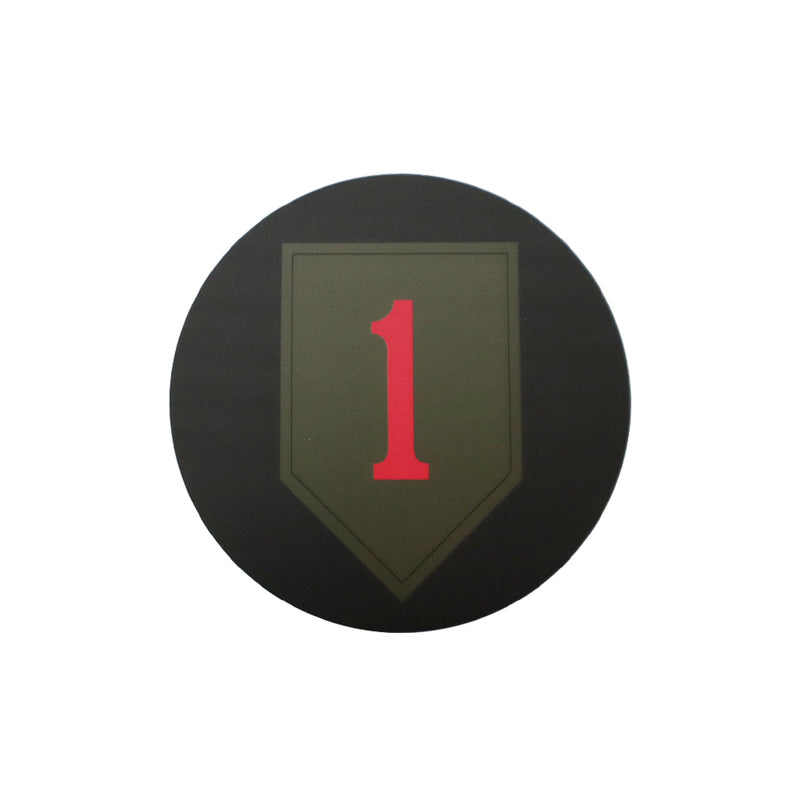 Rubber Coaster | 1st Infantry Division (4 Pack)