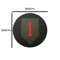 Rubber Coaster | 1st Infantry Division (4 Pack)