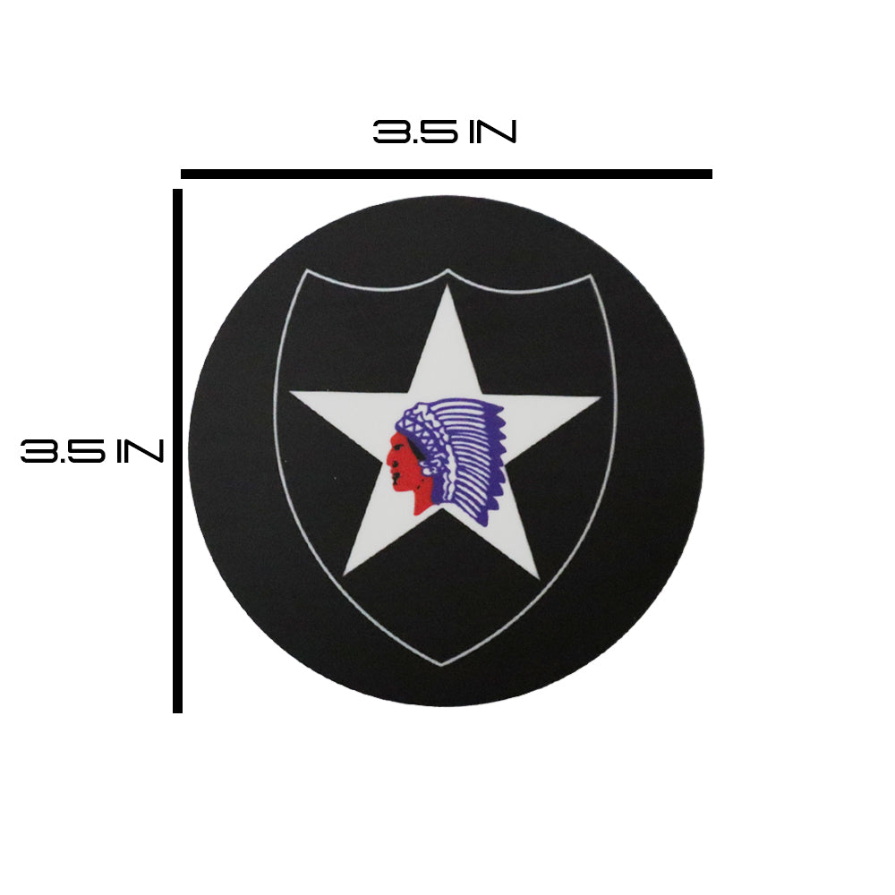 Rubber Coaster | 2nd Infantry Division (4 Pack)