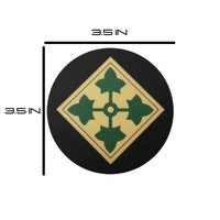 Rubber Coaster | 4th Infantry Division (4 Pack)